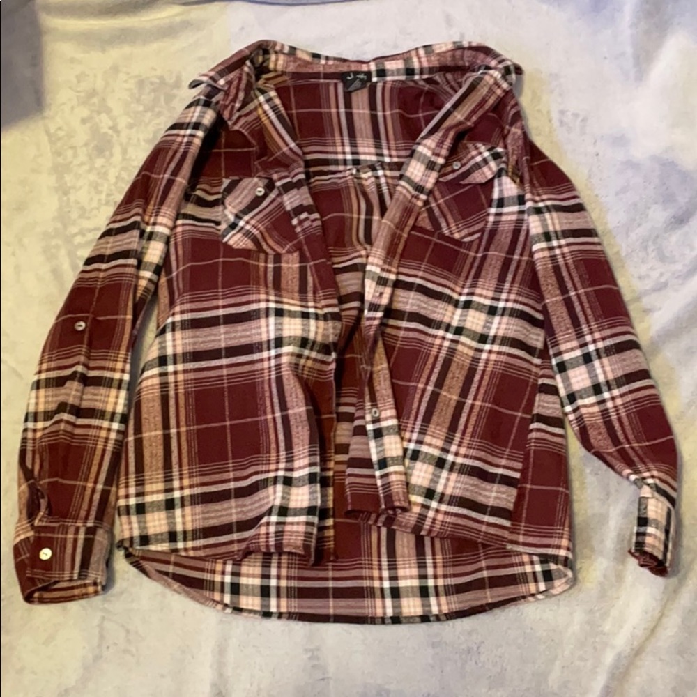 Justify flannel